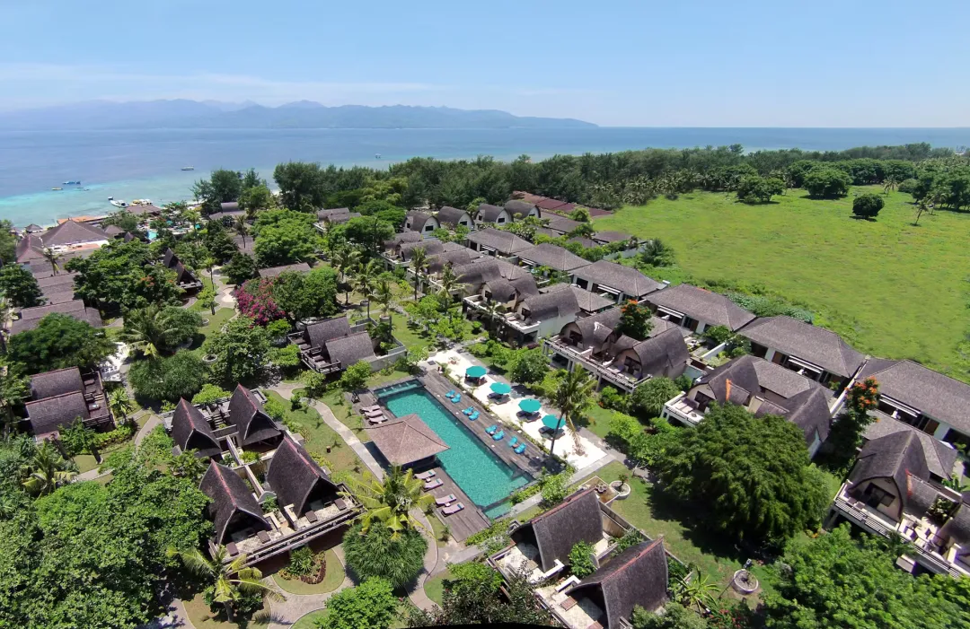Hotel Villa Ombak - Aerial View