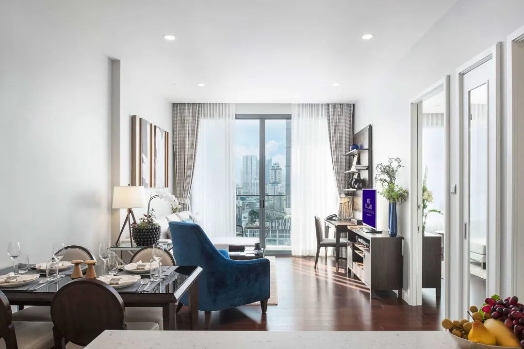 137 Pillars Suites -Executive One Bedroom Residence - Living and Dining Area