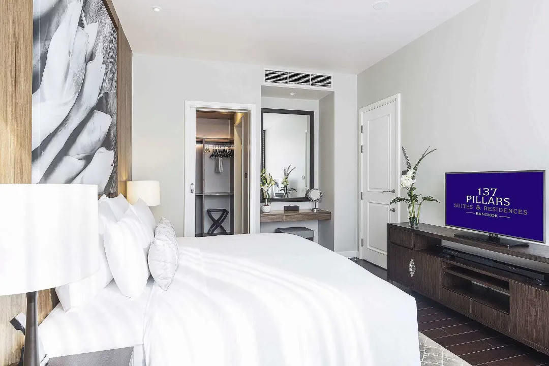 137 Pillars Suites -Executive One Bedroom Residence -Bedroom Detail