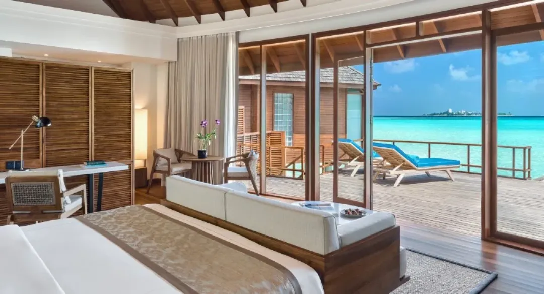 SUNRISE OVER WATER VILLA - Seating with Sea View