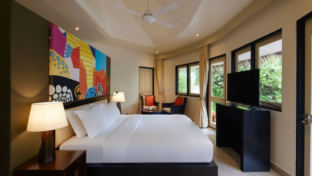 Velavaru Two Bedroom Pool Villa - Bedroom