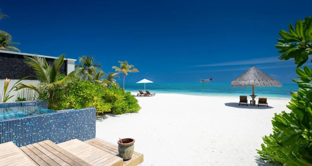 Kanifushi Grand Pool Villa - Pool with View