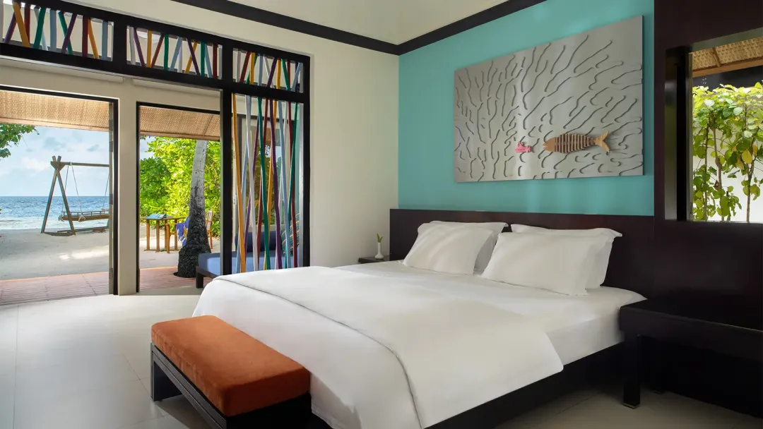 Beachfront Jet Pool Villa - Bedroom