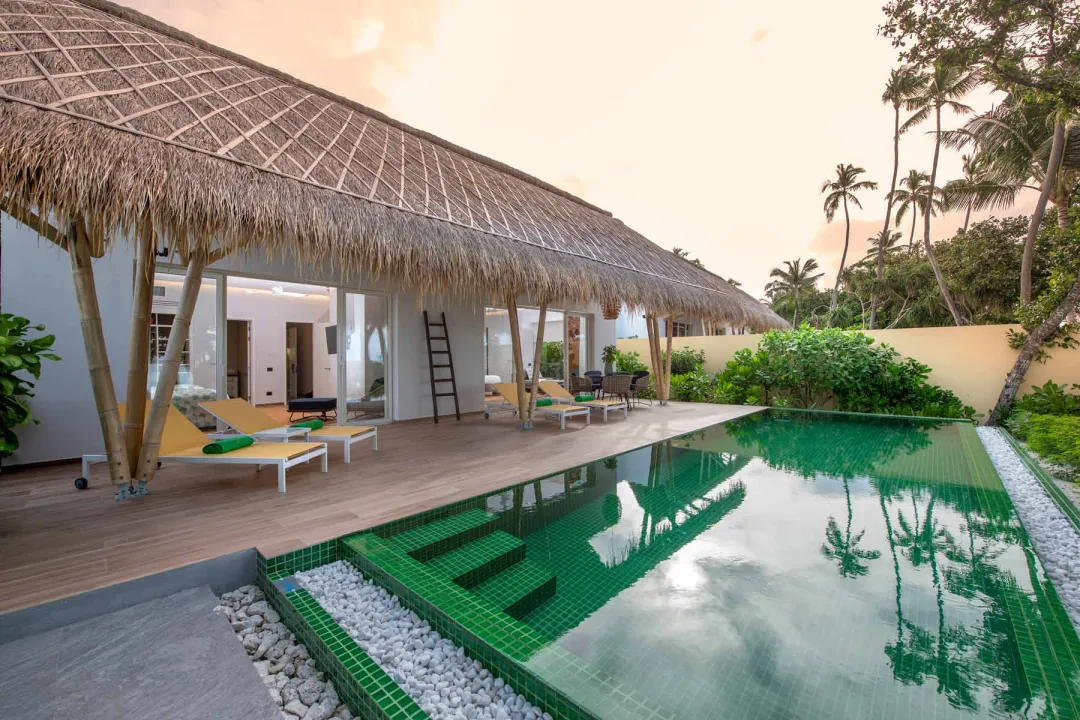 Family Beach Villas with Pool - Pool View