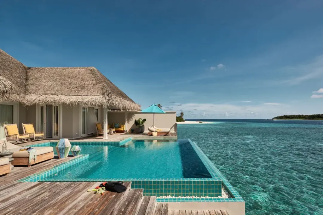 Two Bedroom Water Villa with Pool - Pool View