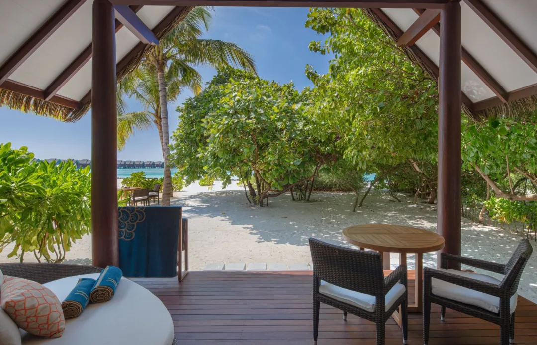 Two Bedroom Family Pool Beach Villa - Outdoor Seating Aeria