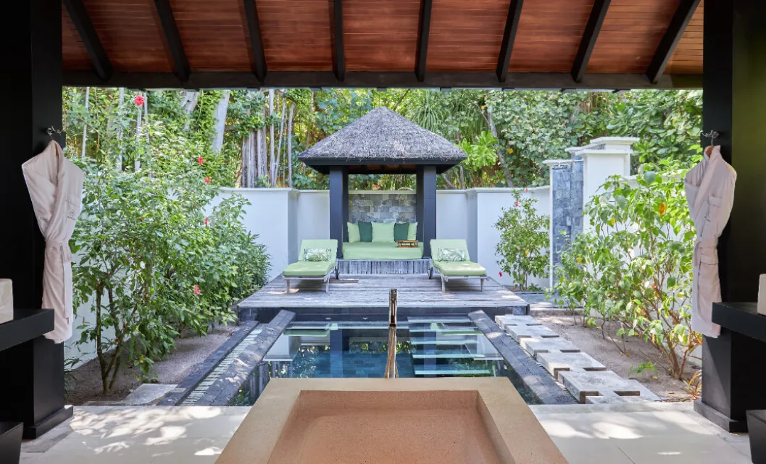 Beach Villa with Private Pool - Pool View