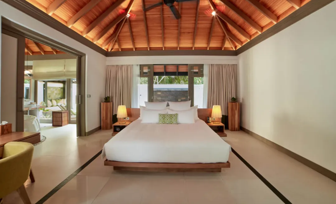 Deluxe Beach Villa with Family Private Pool - Bedroom