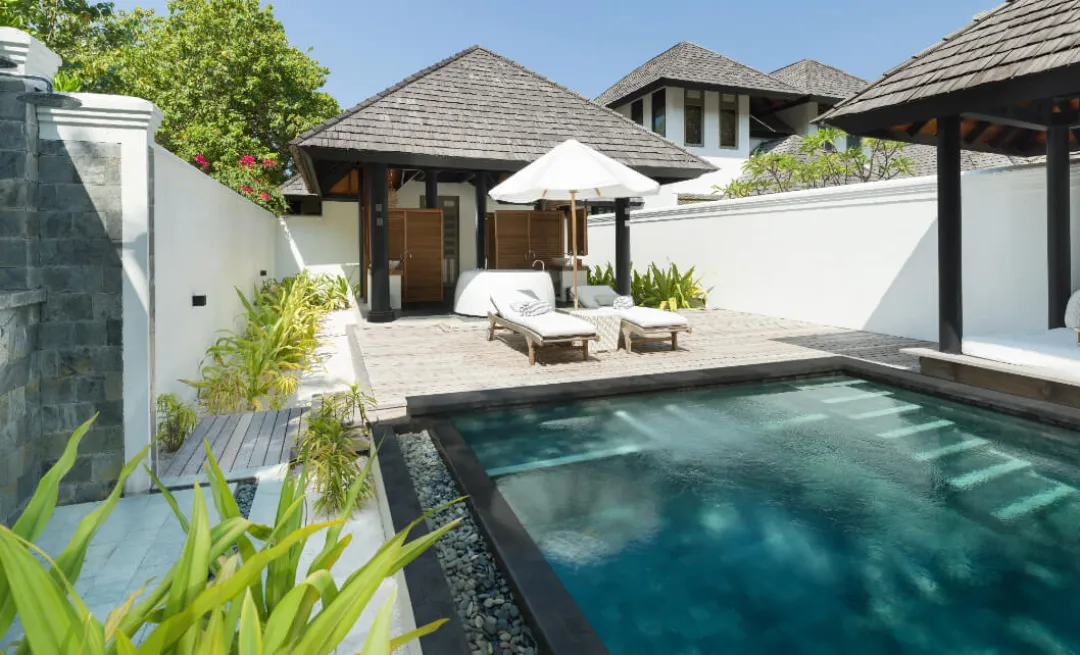 Two Bedroom Beach Residence with Family Pool & Private Pool - Pool View