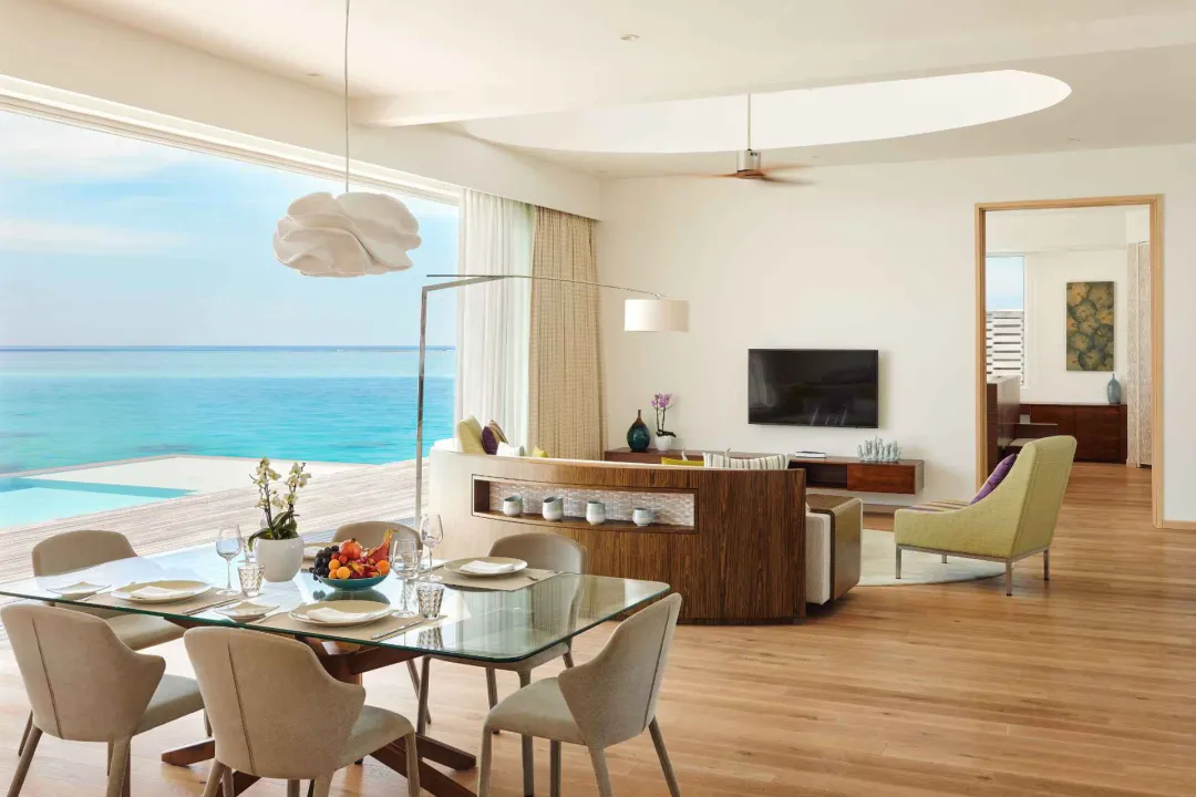 Two Bedroom Water Residence with Pool - Dining