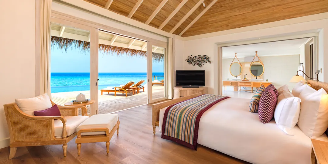 Two-bedroom Ocean Residence with Private Pool - Bedroom