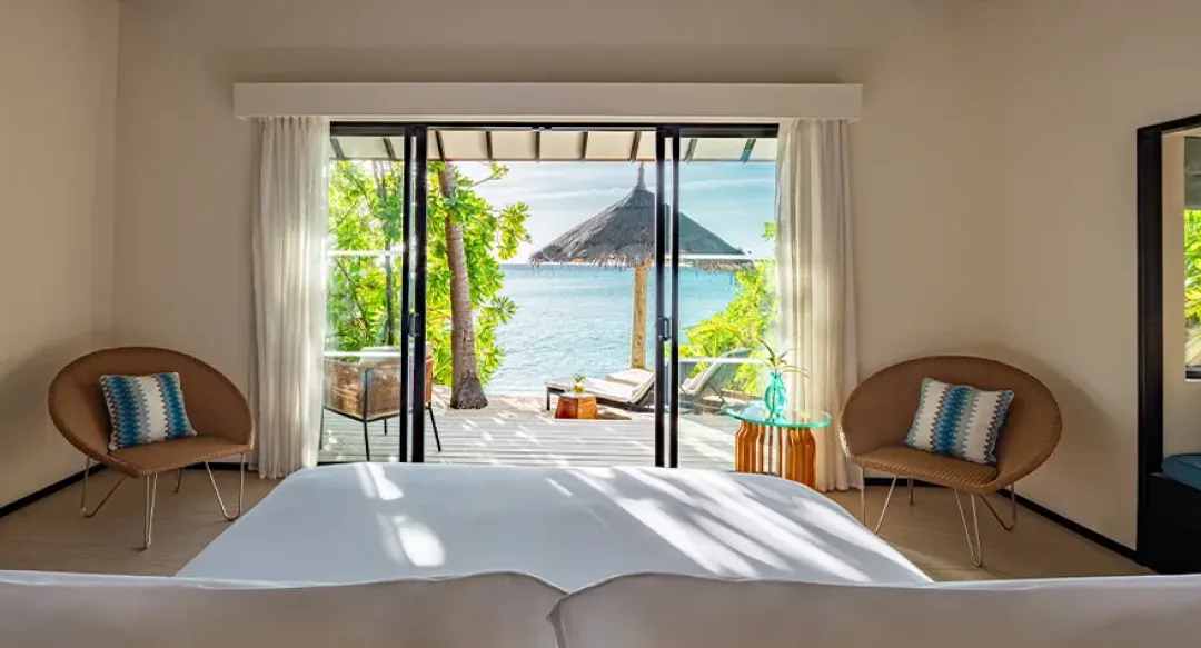 Beach Villa with Private Pool - Bedroom