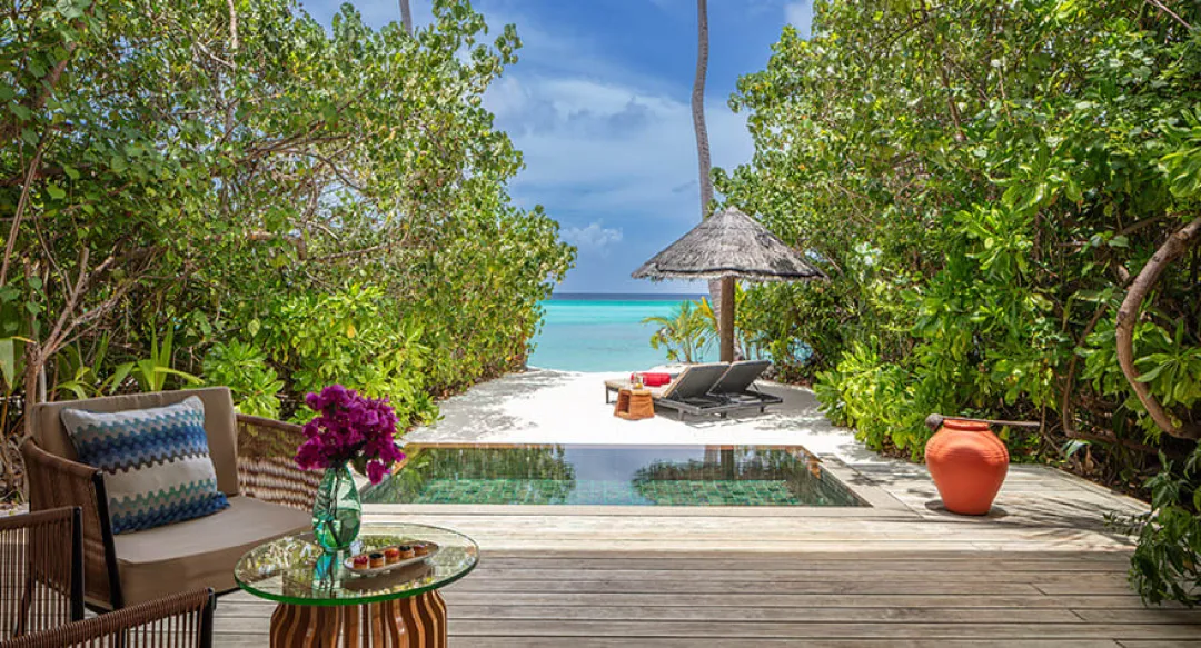 Sunset Beach Pool Villa - Seating Aeria