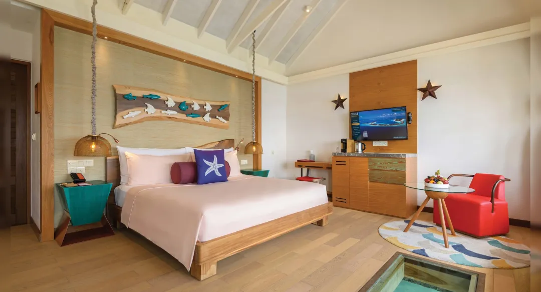 Water Villa - Bedroom