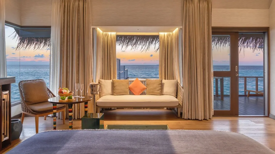 Wind Villa with Pool - Bedroom Seating Aeria