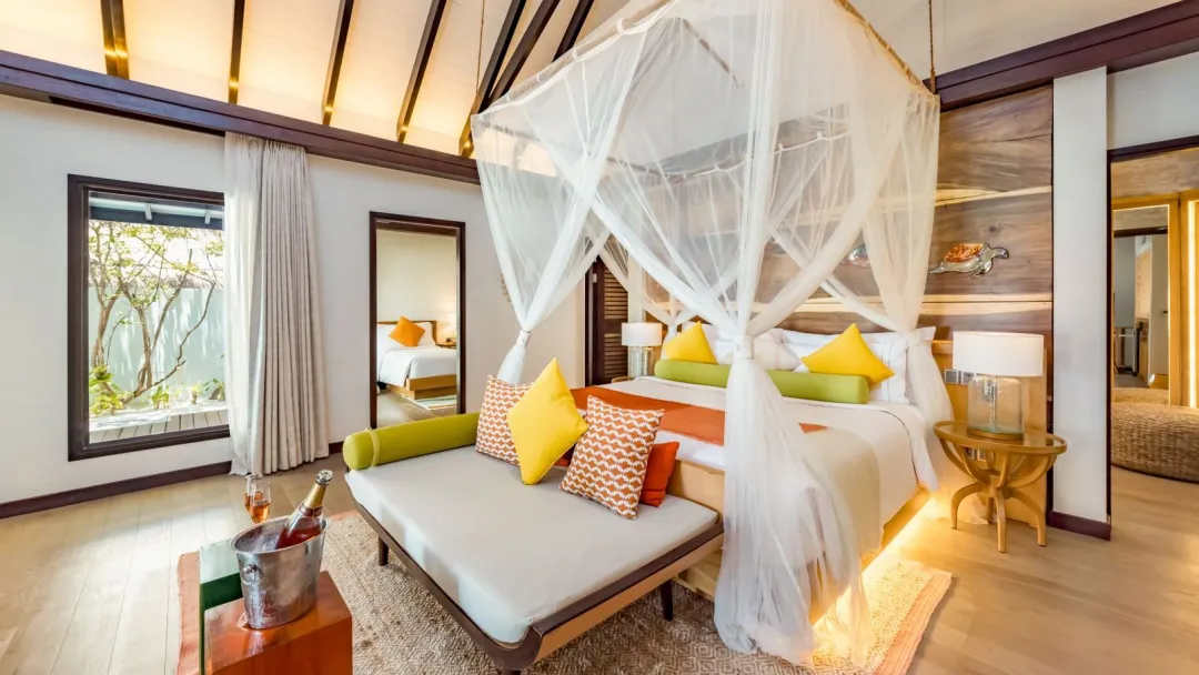 Earth Pool Pavilion Two Bedroom - Bedroom