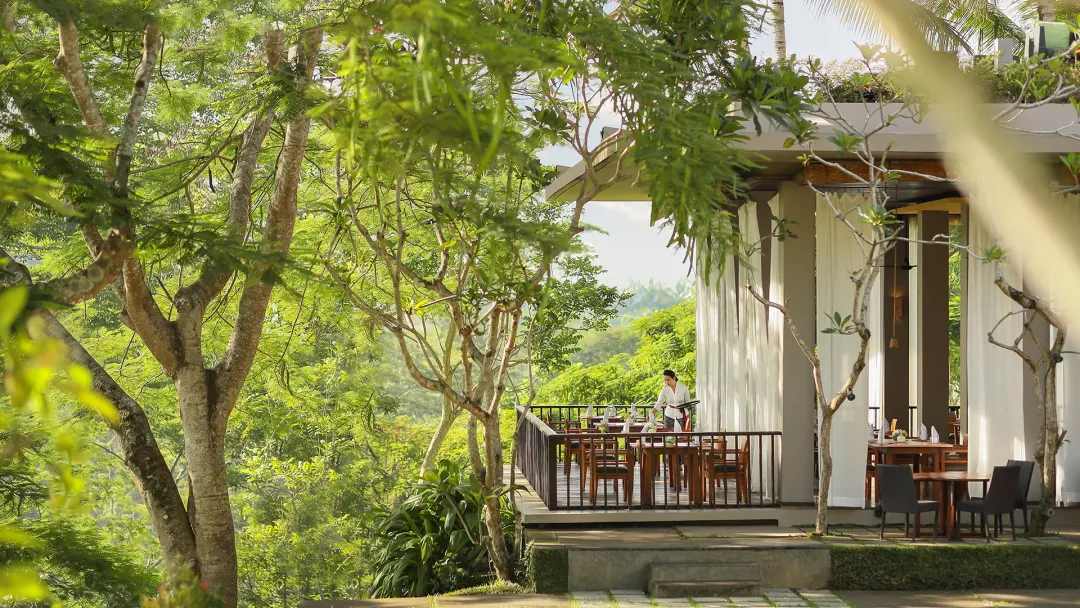 Maya Ubud Resort & Spa - Resturant with Garden View