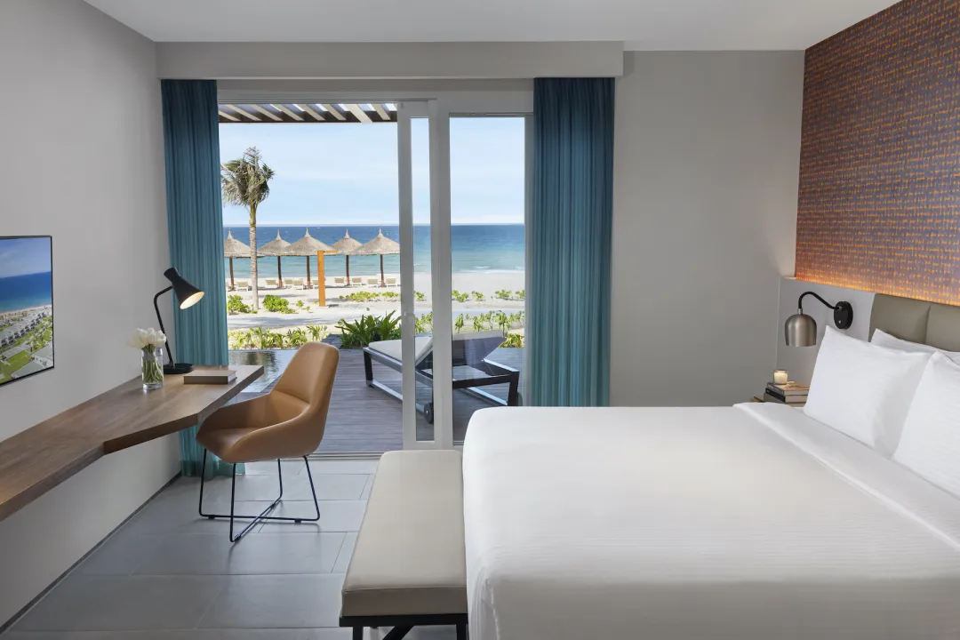 Ocean Front Pool Pavilion OneBedRoom Ground Floor - Bedroom