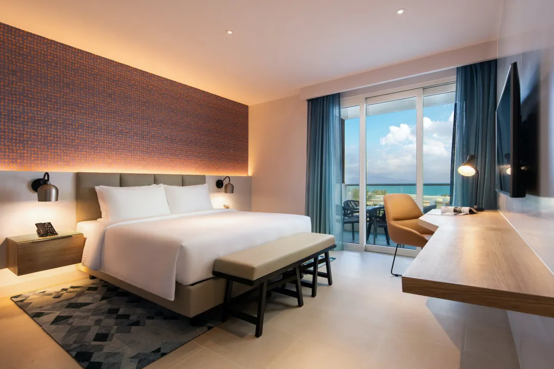 Ocean Front Pool Pavilion Two Bedroom Upper Floor - King Bed