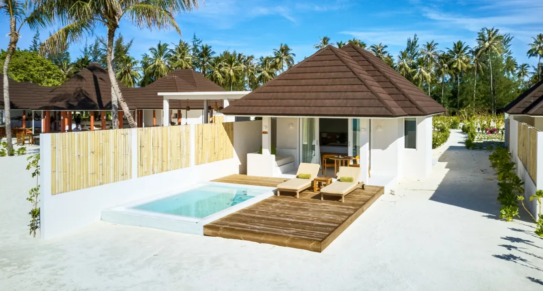 Grand Beach Villa with Pool - Over View