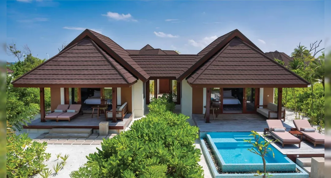 Two Bedroom Beach Villa with Pool - Over View