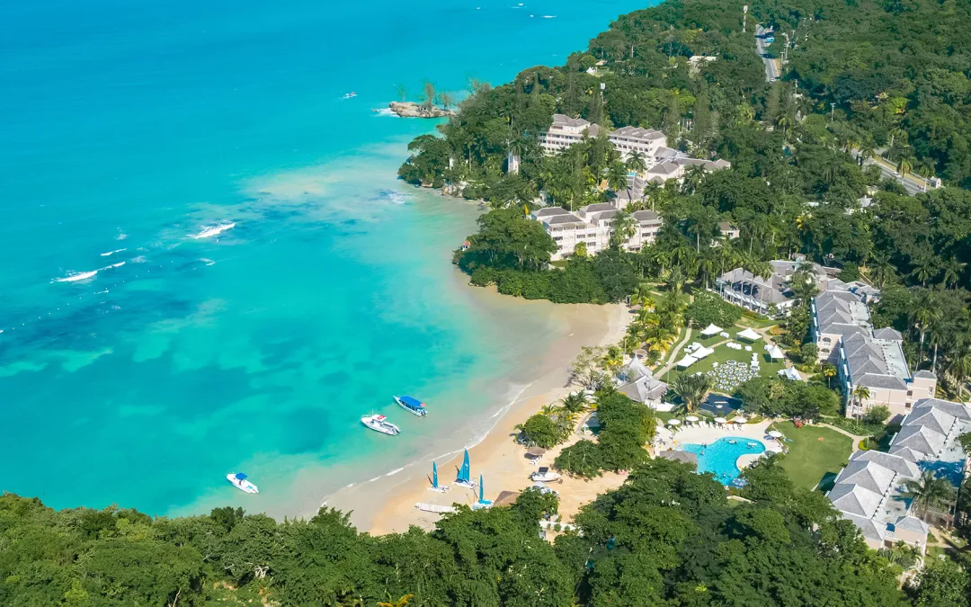 Couples Negril - Aerial View