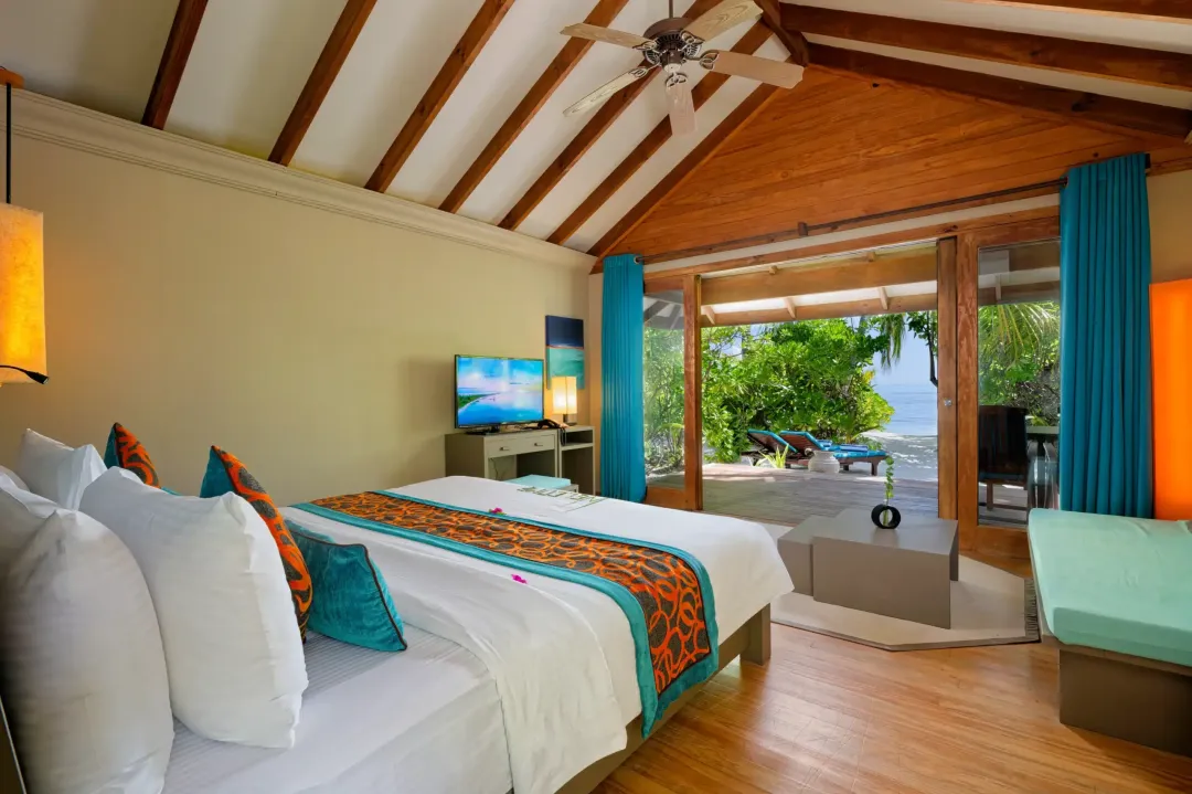 Sunset Beach-Villa - Bedroom with Sea View