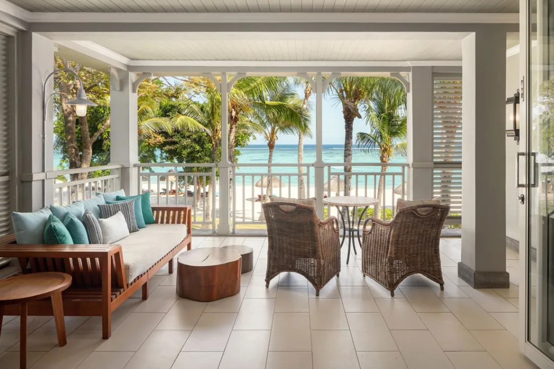 St. Regis Le Morne - Heritage Balcony Suite - Balcony with Seating Aeria