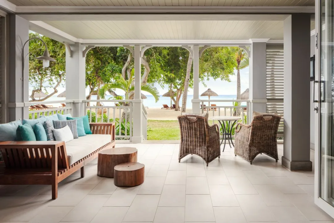 St. Regis Le Morne - Heritage Beach Junio Suite - Terrace with Seating Aeria