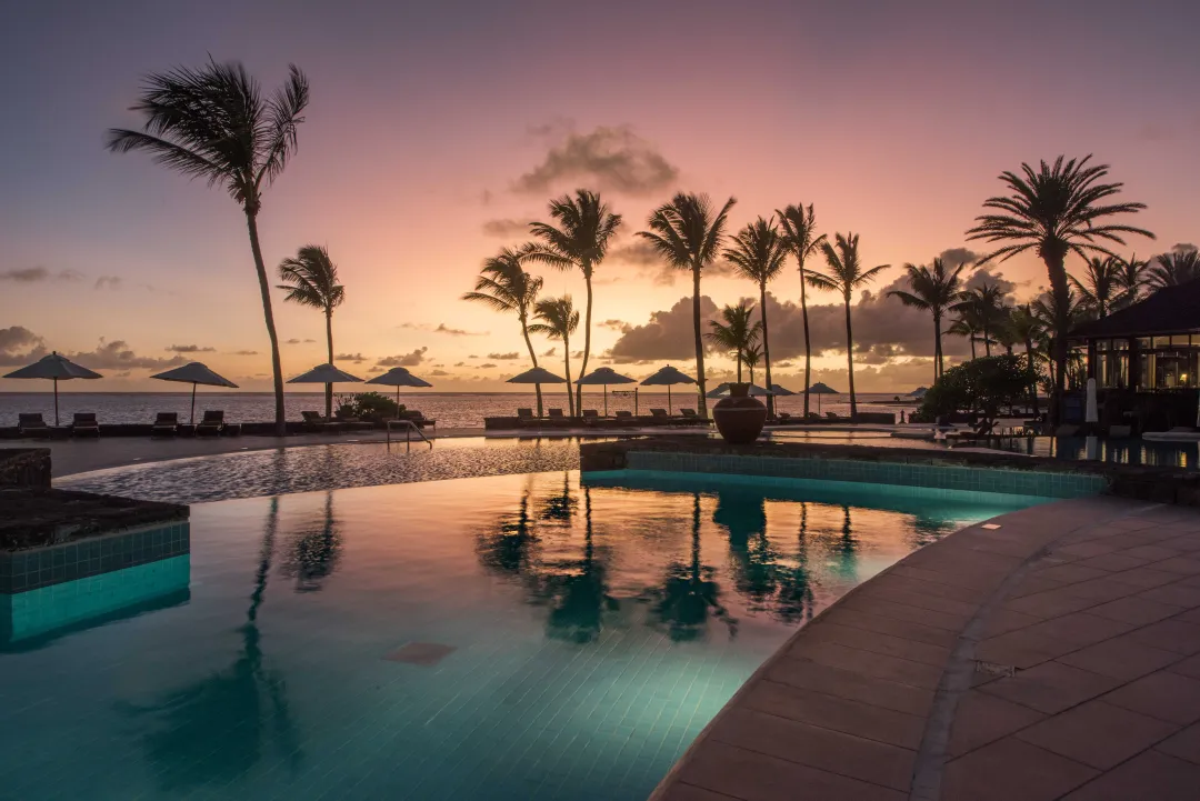 The Residence Mauritius - Pool with Sea View