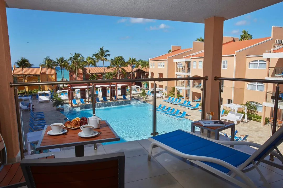 Pool View Two Bedroom Suite - Balcony with Pool View