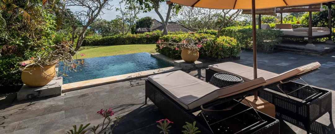 One Bedroom Ocean View Villa - Pool with Lounge