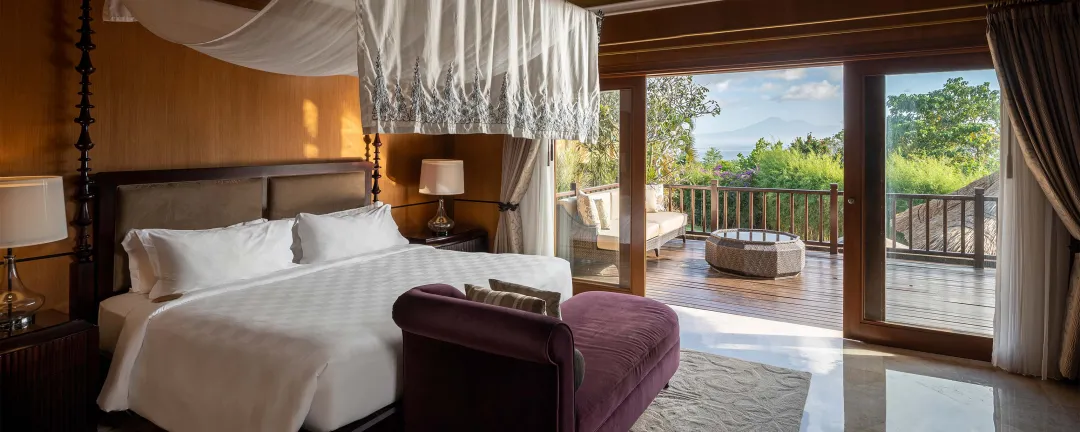 Two Bedroom Ocean View Villa - King Bedroom