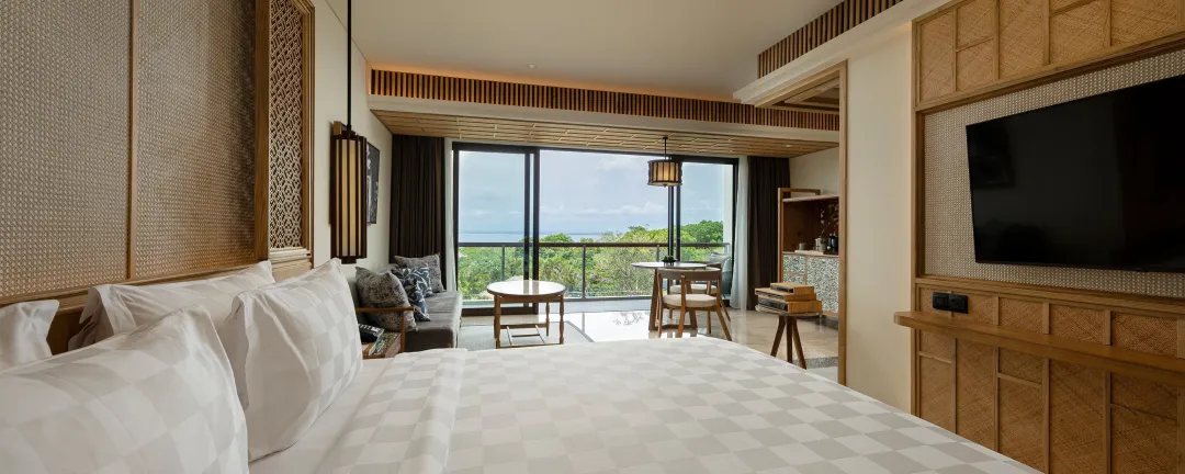 Partial Ocean View Room - Bedroom with View