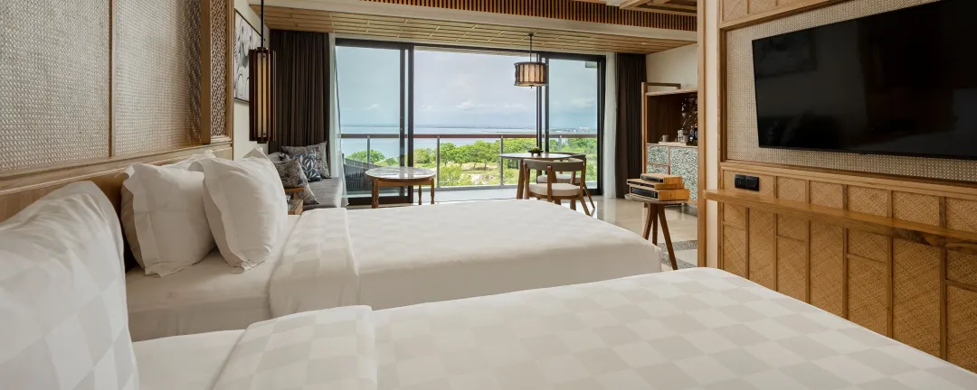 Two Bedroom Ocean View Room - Twin Bed
