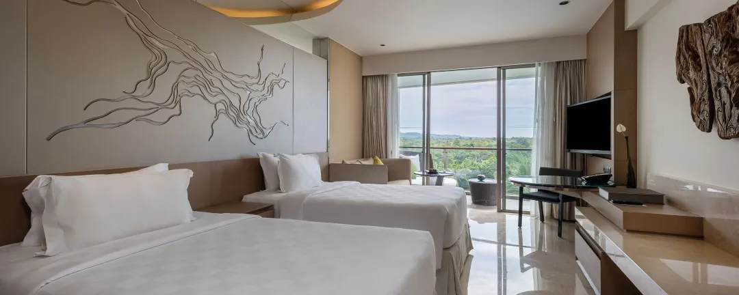 Jimbaran Bay View Room - Twin Bedroom