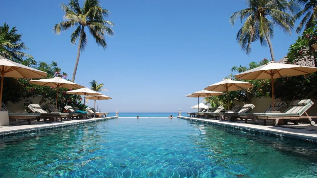 Puri Mas Lombok - Main Pool View