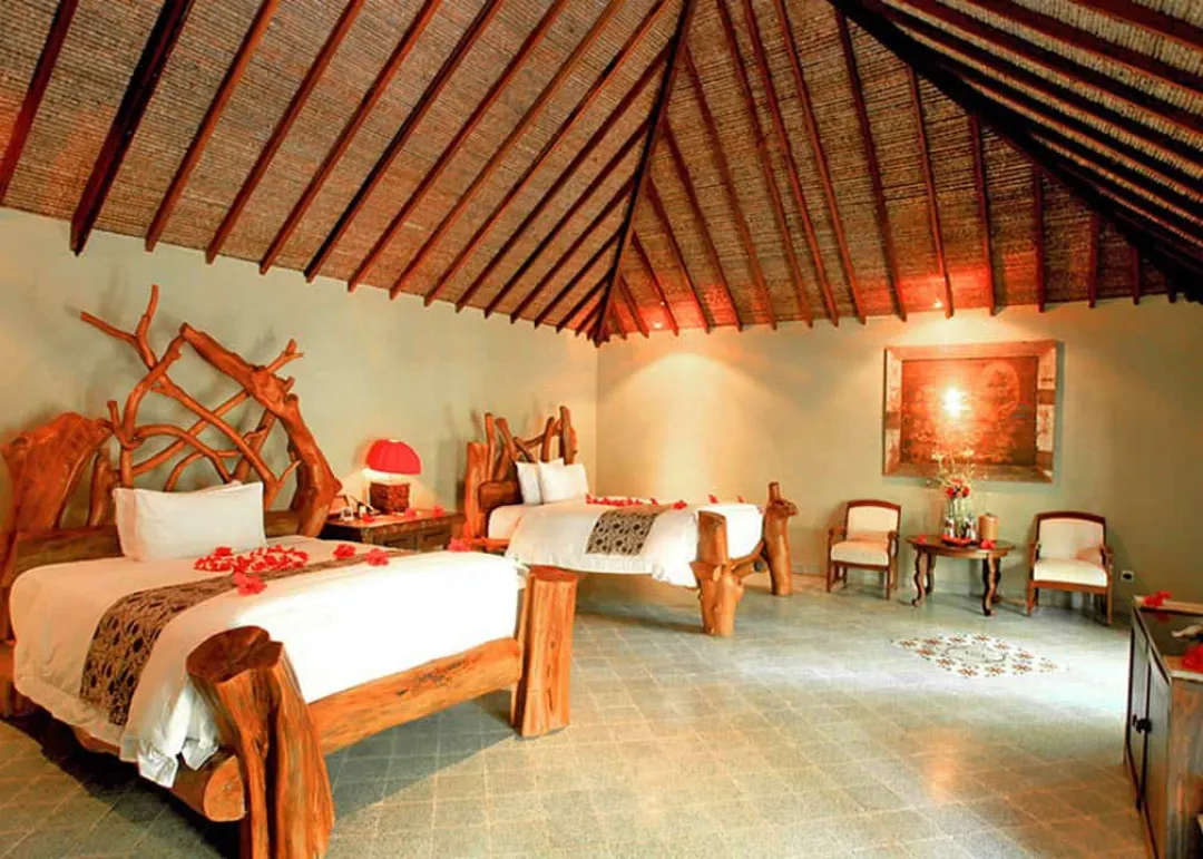 Kampong Lombok Bungalows - Twin Bedroom