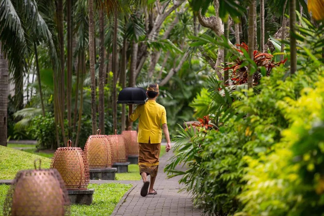 Puri Santrian Beach Resort - Resort Garden View