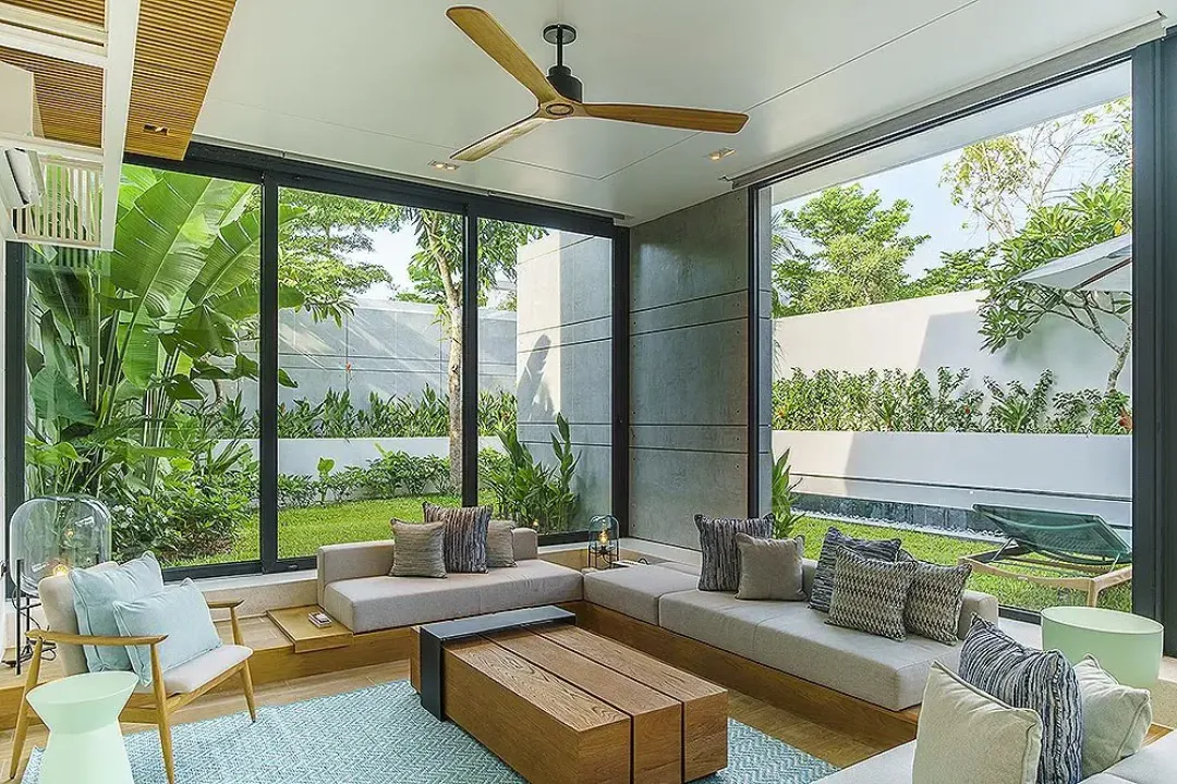One Bedroom Pool Villa - Living Room