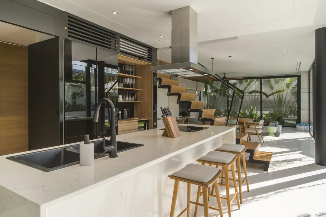 Signature One Bedroom Pool Villa - Kitchen Aeria