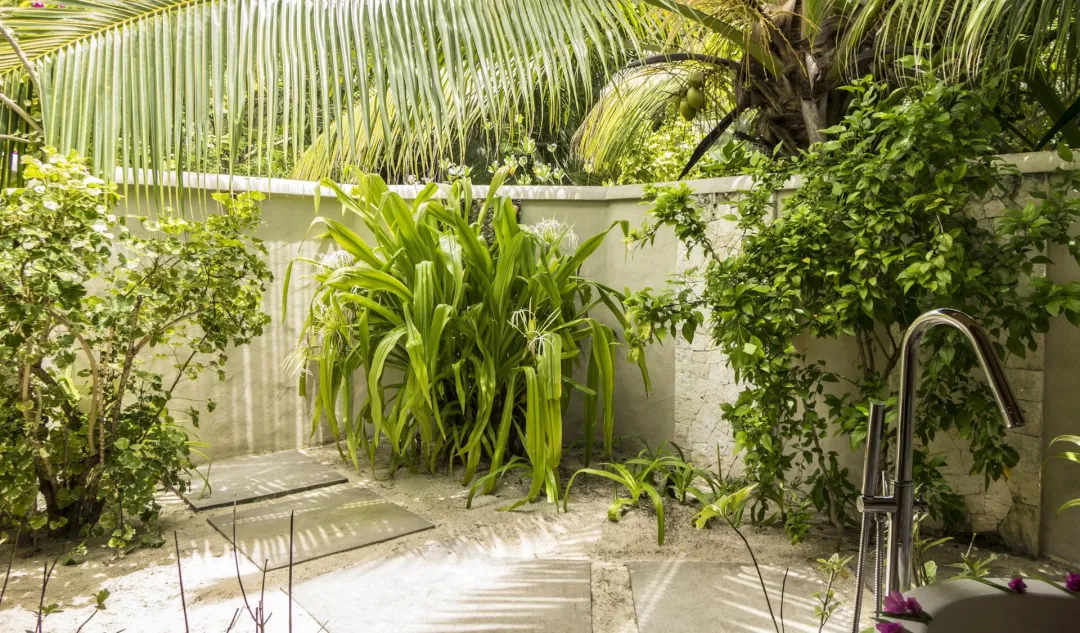 Beach Cottage - Bathroom with Garden Aeria