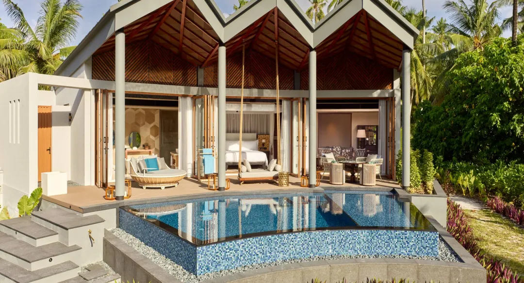 One Bedroom Hawksbill Pool Villa - Pool View