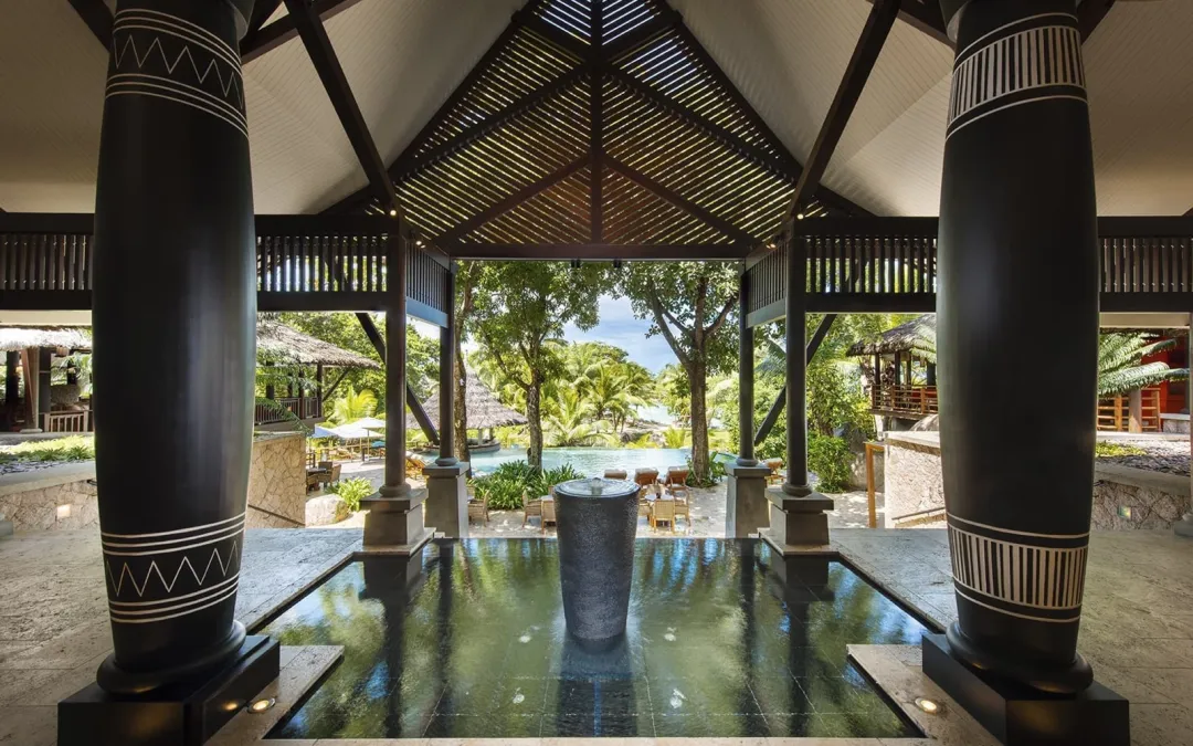 Constance Lemuria Praslin Seychelles - Hotel Entrance