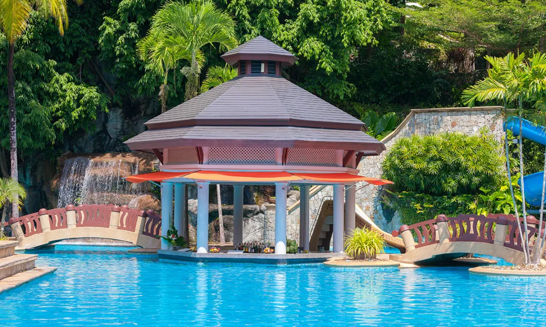 Waterfall Pool Bar