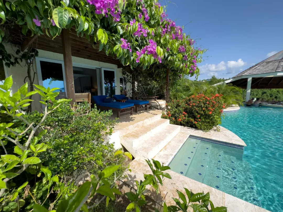 Swim up Junior Suites - Terrace Lounge with Pool