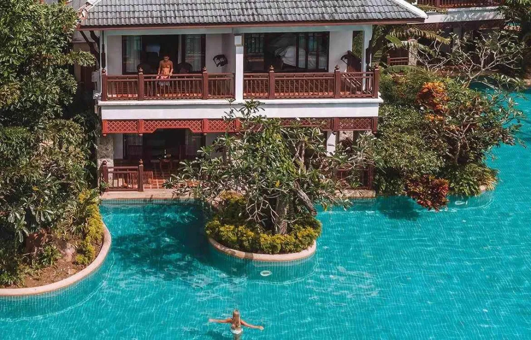 Lagoon Poolside with Bathtub - Pool View from the Balcony