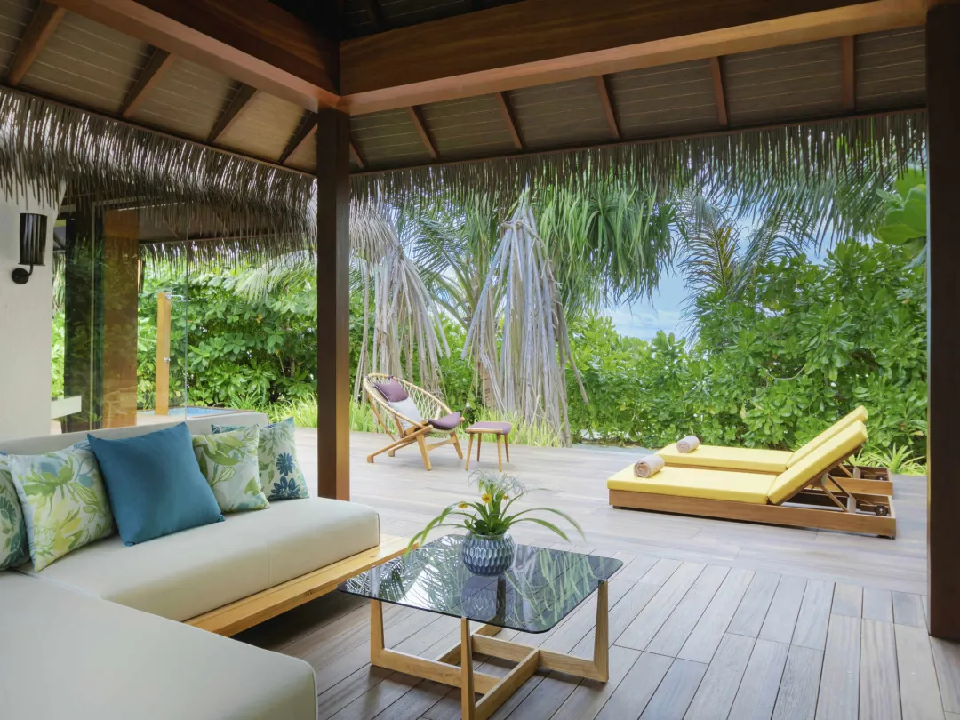 Pullman Maldives All Inclusive Resort - Beach Villa - Private Patio