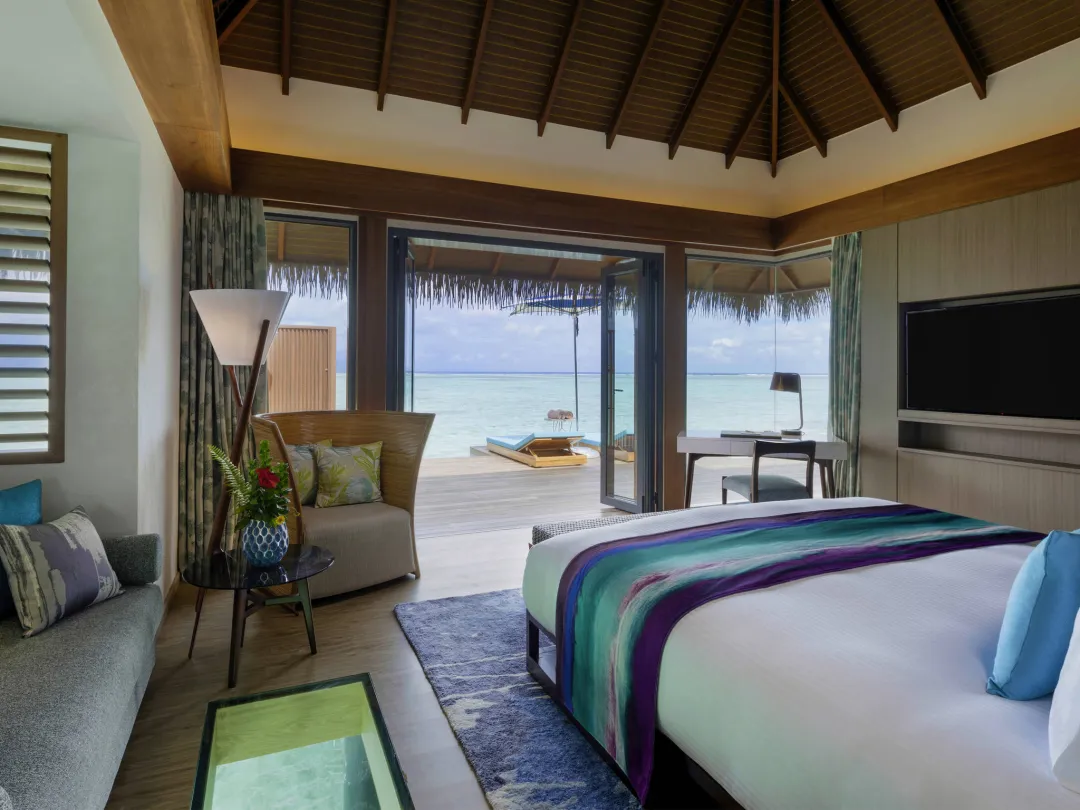 Pullman Maldives All Inclusive Resort - Ocean Villa -Bedroom