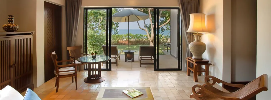 Pimalai Resort and Spa - Beachside Villa One Bedroom with Shared Pool -  Living Space